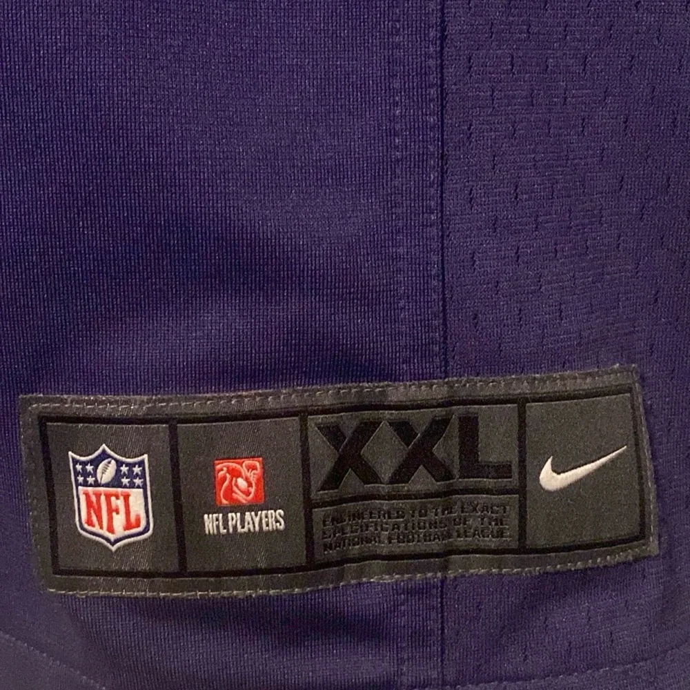 Baltimore Ravens  C J Mosley Nike On Field Purple Football Jersey 57 Mens XXL